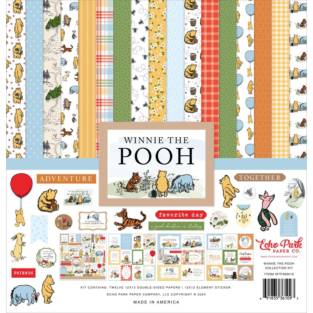 Echo Park - Winnie the Pooh Bundle Kit - The Crafty Kiwi