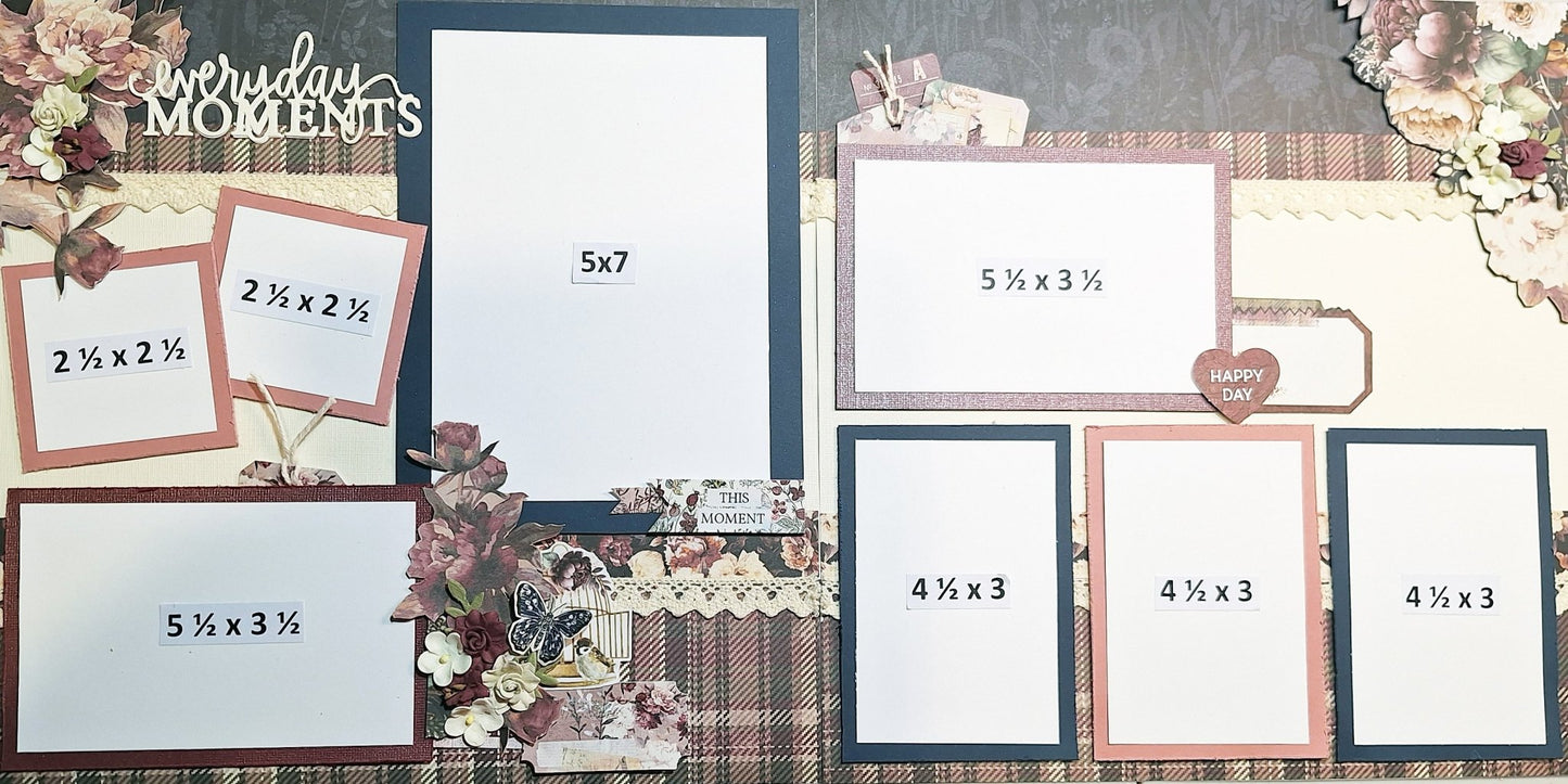 Kits by Annemarie - 12x12 Double Scrapbook Layout with bonus layout instructions - The Crafty Kiwi