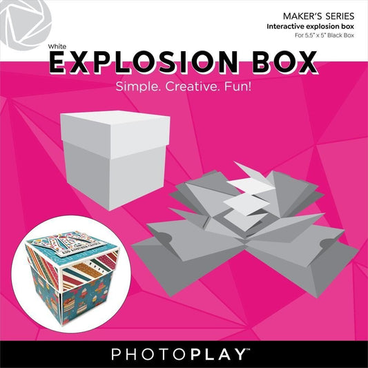 PhotoPlay - Explosion Box Kit - white - The Crafty Kiwi