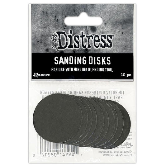 Ranger - Distress Sanding Disks (10/Pack) - The Crafty Kiwi