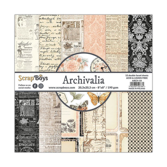 ScrapBoys - Archivalia 8X8 - The Crafty Kiwi
