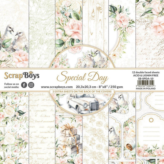 ScrapBoys - Special Day 8X8 - The Crafty Kiwi