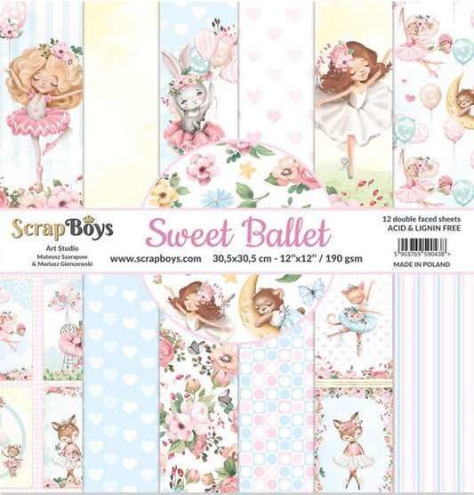 ScrapBoys - Sweet Ballet 6X6 - The Crafty Kiwi