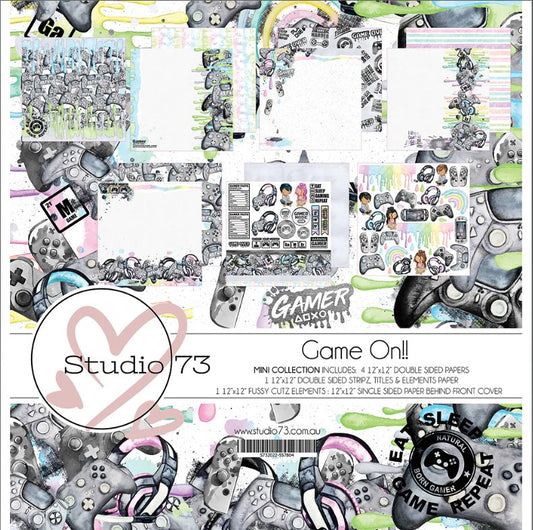 Studio 73 - Game On - Mini Collection Pack - The Crafty Kiwi