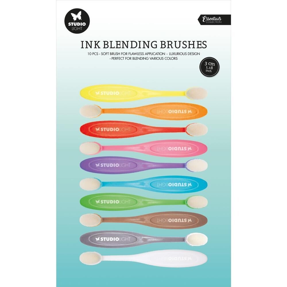 Studio Light - Ink Blending Brushes - 20mm (10/pack) - The Crafty Kiwi
