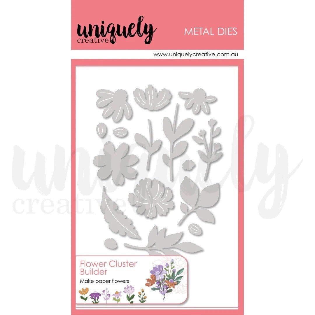 Uniquely Creative - Flower Cluster Builder Die Set - The Crafty Kiwi