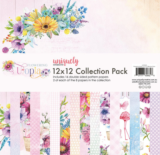 Uniquely Creative - Flowering Utopia Bundle Kit - The Crafty Kiwi
