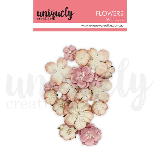 Uniquely Creative - Flowers - Dusty Pink - The Crafty Kiwi