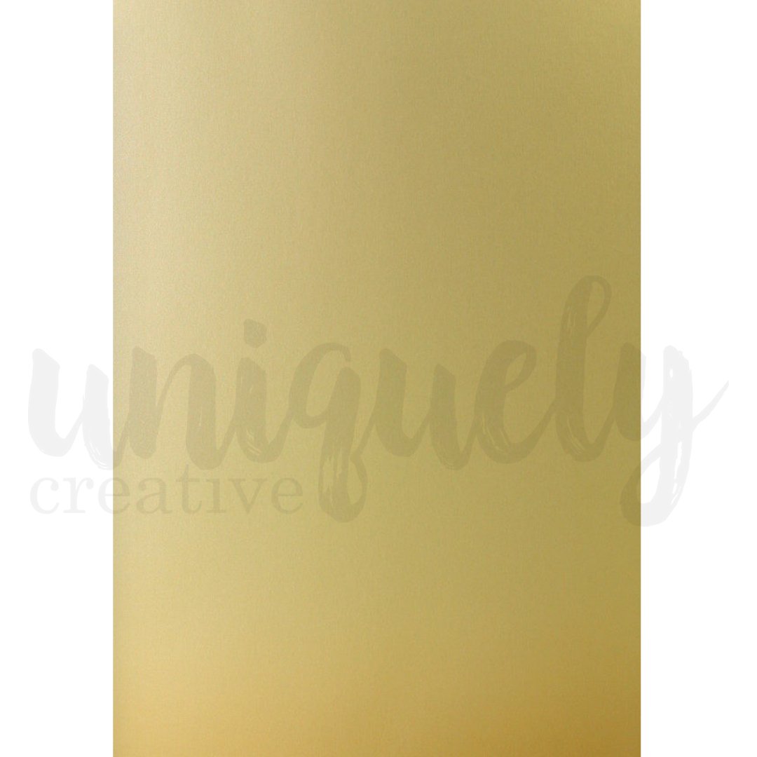 Uniquely Creative - Foil Cardstock - Gold - A4 (single sheet) - The Crafty Kiwi