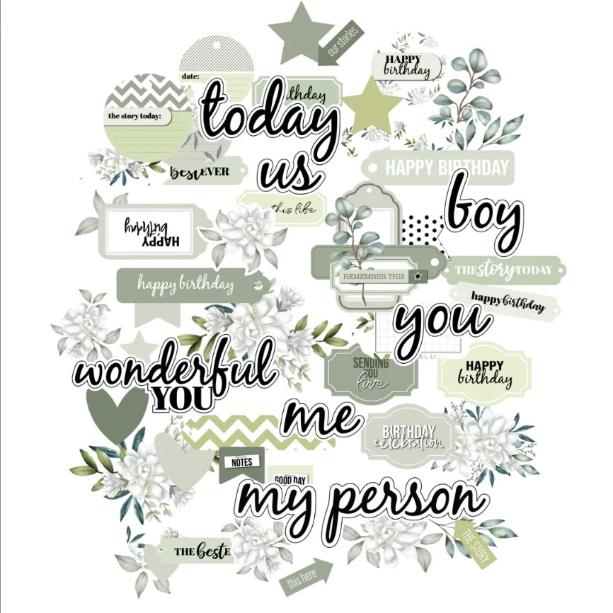Uniquely Creative - Juniper & Sage 12x12 Collection Pack (12 sheets) with Creative Cuts - The Crafty Kiwi