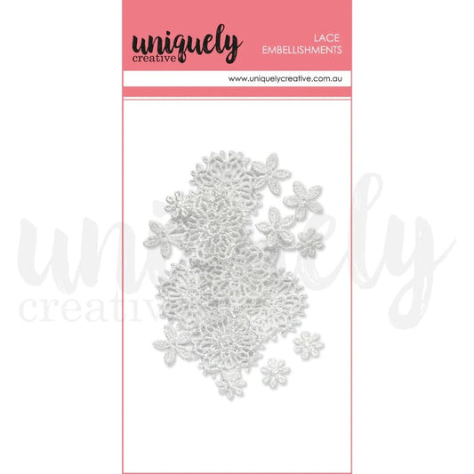 Uniquely Creative - Lace Daisies - The Crafty Kiwi