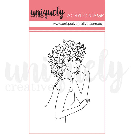 Uniquely Creative - Lily Mark Making Mini Stamp - Acrylic Stamp - The Crafty Kiwi