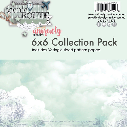 Uniquely Creative - Scenic Route - 6x6 Paper Pack - The Crafty Kiwi