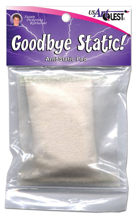 USA Artquest - Goodbye Static! Anti-Static Pad 2.75"X2" - The Crafty Kiwi
