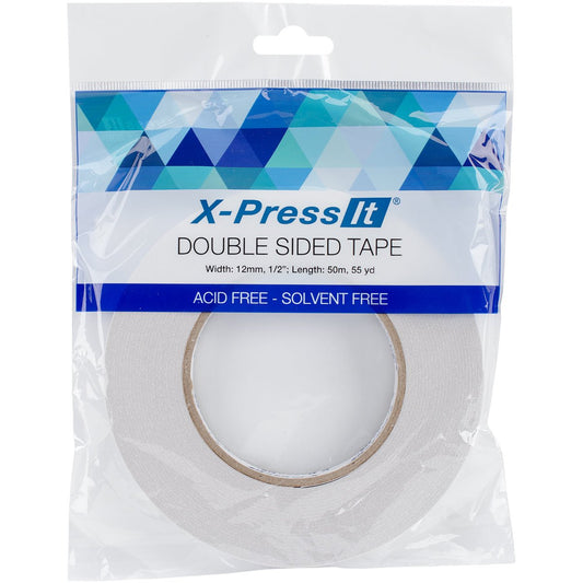 X-Press It - Double-Sided Tape 1/2" - The Crafty Kiwi