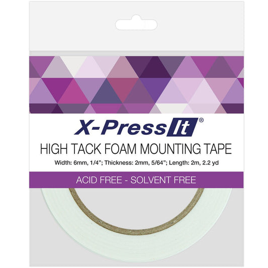 X-Press It - High Tack Foam Mounting Tape 1/4" - The Crafty Kiwi