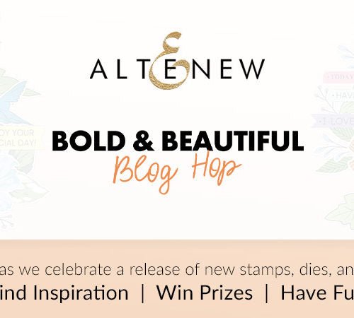 Altenew August 2022 Bold and Beautiful Release Blog Hop + Giveaway ($300 in total prizes!) - The Crafty Kiwi