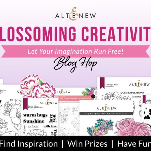 Altenew December 2022 Blossoming Creativity Blog Hop + Giveaway ($300 in total prizes!) - The Crafty Kiwi