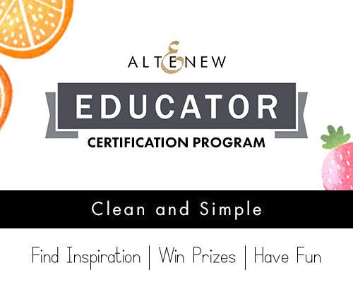 Altenew Educators' "Clean and Simple" Blog Hop and Linky Party + Giveaway - The Crafty Kiwi