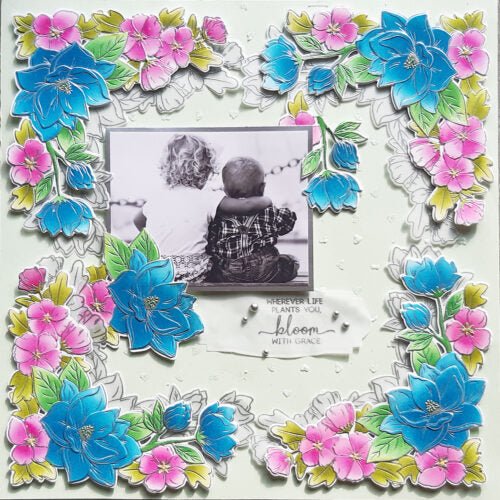 Altenew Mixed Media Blog - Stretch your supplies - The Crafty Kiwi