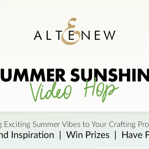 Altenew Summer Sunshine Video Hop - The Crafty Kiwi