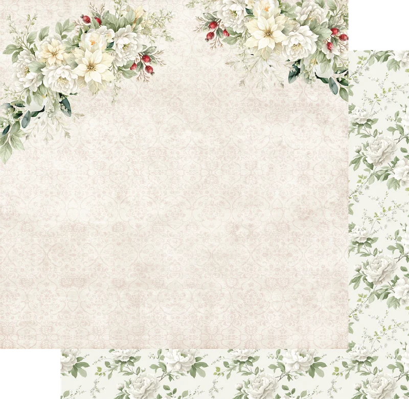Uniquely Creative - Christmas Keepsakes - 12x12 Evergreen Lane Paper (1/sheet) (Oct 26)