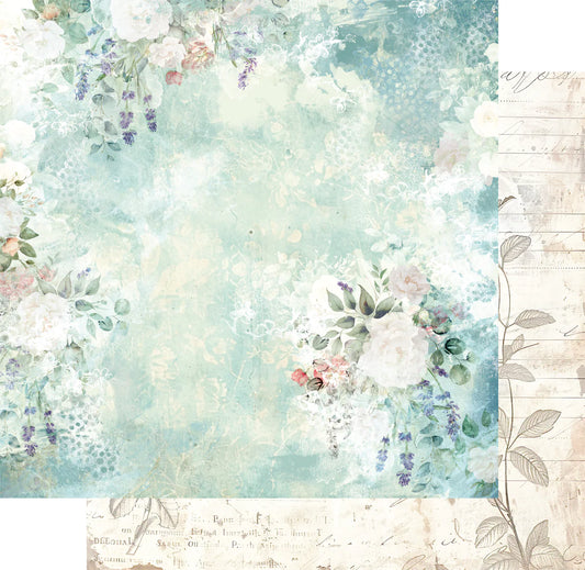 Uniquely Creative - 12x12 Floral Biology Paper (1/sheet) - Advent 2025