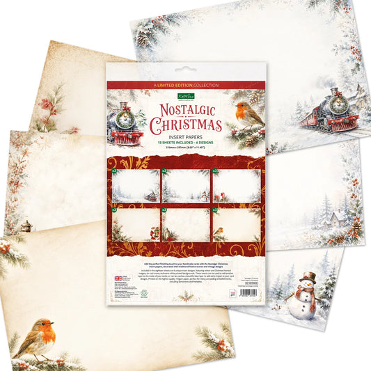 Katy Sue - Nostalgic Christmas Insert Papers (6/sheets) (2026)