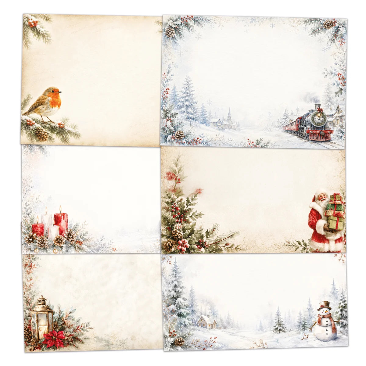 Katy Sue - Nostalgic Christmas Insert Papers (6/sheets) (2026)