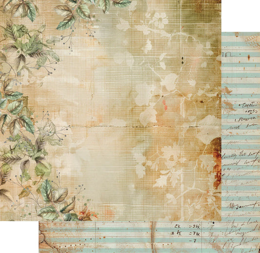 Uniquely Creative - 12x12 Illustrated Foliage Paper (1/sheet) - Advent 2025