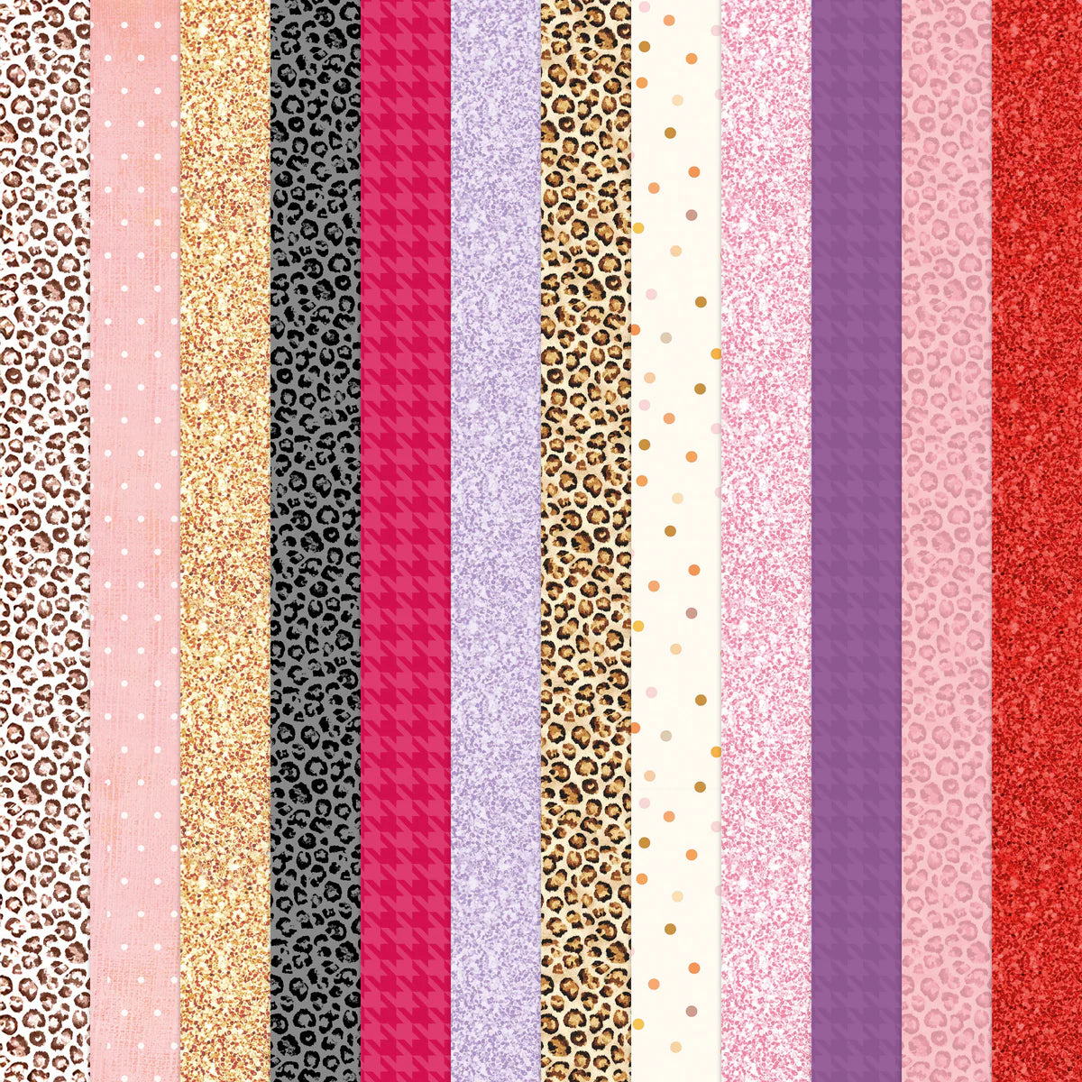 Katy Sue - Runway Ready Printed Cardstock (12/sheets) (Rose Couture Collection)