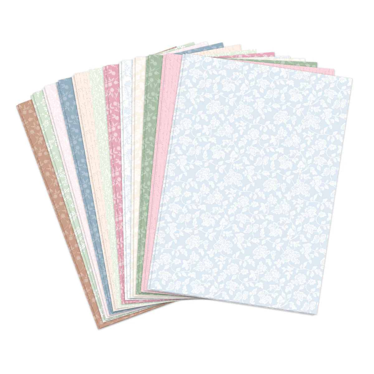 Katy Sue - Forever in Bloom Printed Cardstock (12/sheets)