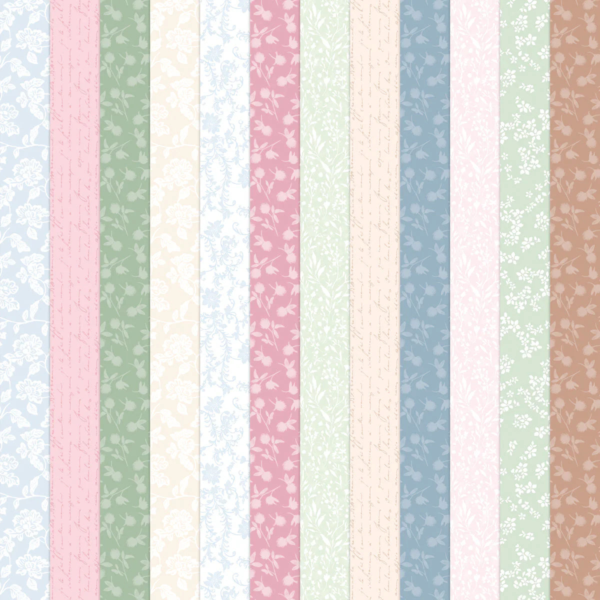 Katy Sue - Forever in Bloom Printed Cardstock (12/sheets)