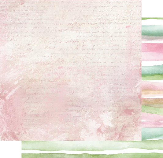 Uniquely Creative -  Tea & Tranquility - 12x12 Quiet Daydreams Paper (1/sheet)