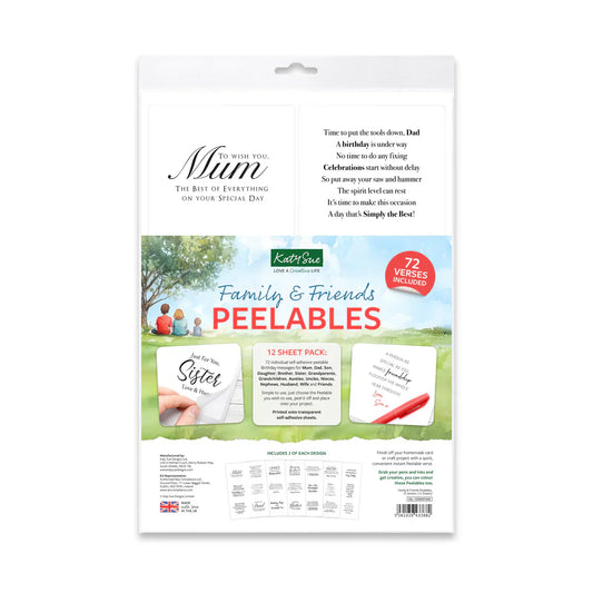 Katy Sue - Family & Friends Peelables (72/pack)