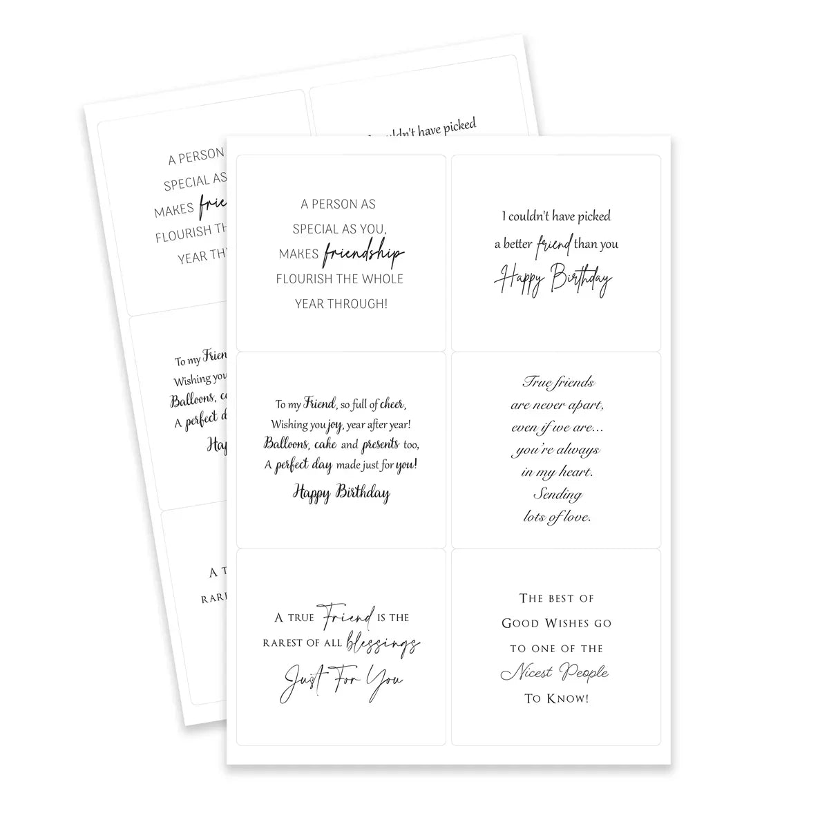 Katy Sue - Family & Friends Peelables (72/pack)