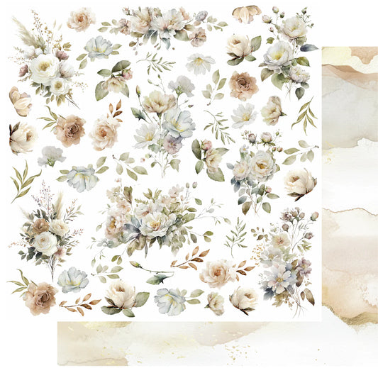 Uniquely Creative - 12x12 Sunlit Memories Paper (1/sheet) (Bohemian Escape)