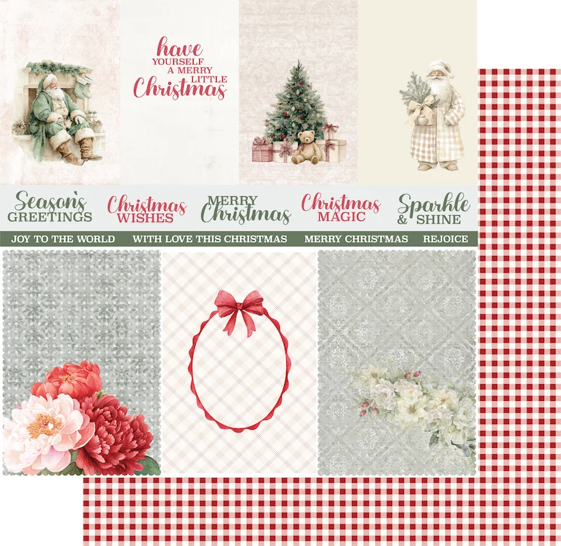 Uniquely Creative - Christmas Keepsakes - 12x12 Festive Memories Paper (1/sheet) (Oct 26)
