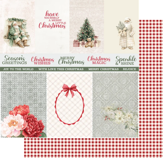 Uniquely Creative - Christmas Keepsakes - 12x12 Festive Memories Paper (1/sheet) (Oct 26)