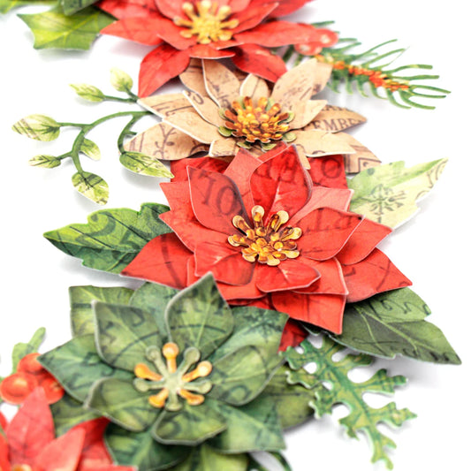Katy Sue - Vintage Christmas, Die Cut Flowers & Leaves (3 Sheets) (2026)