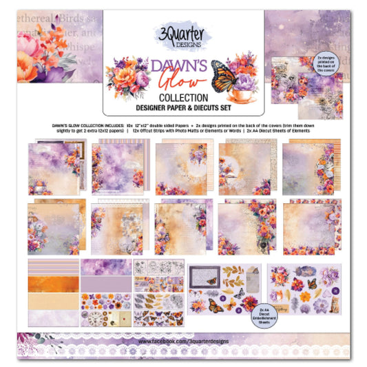 3Quarter Designs - 12x12 Dawn's Glow - The Crafty Kiwi