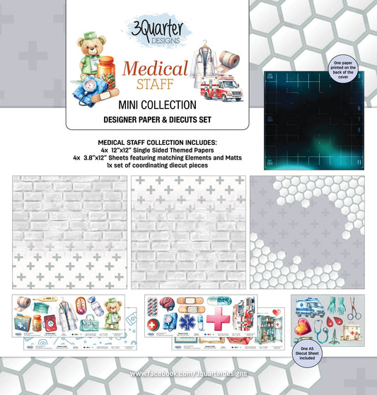 3Quarter Designs - 12x12 Medical Staff Mini Collection - The Crafty Kiwi