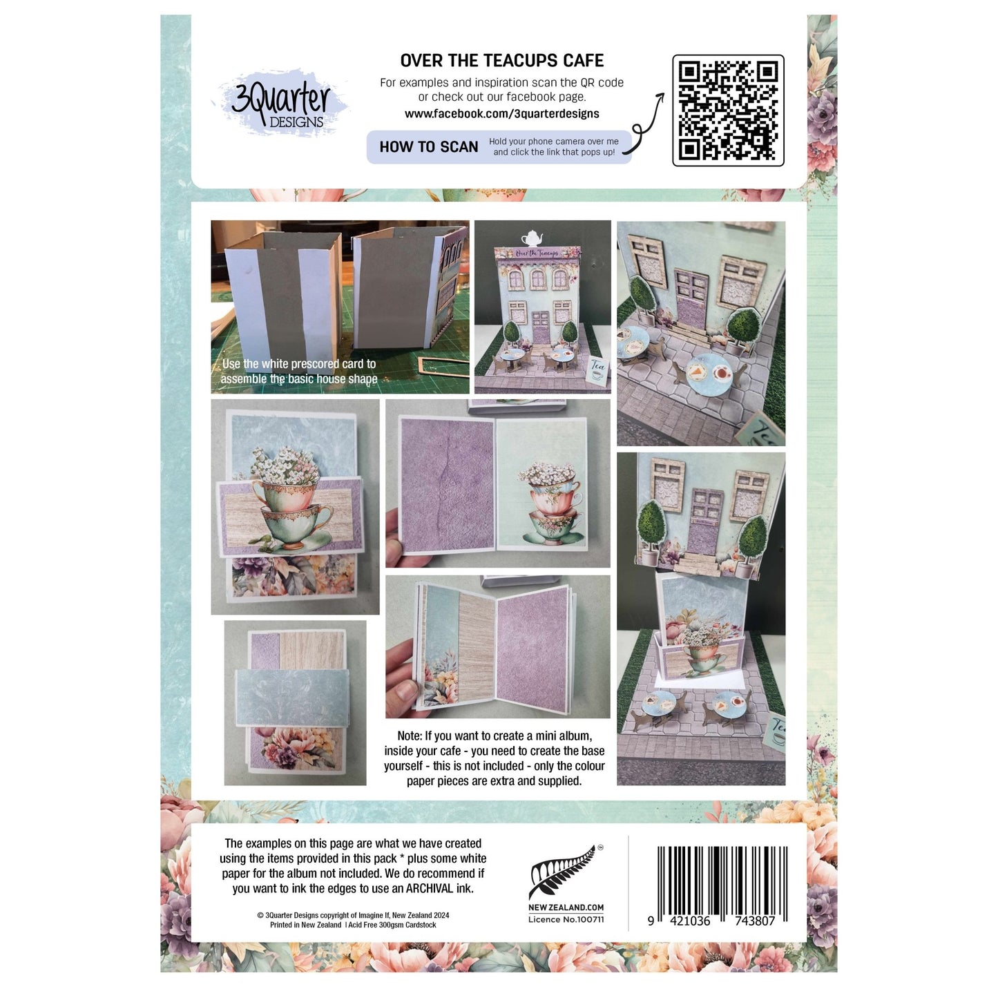 3Quarter Designs - 3Quarter Lane Village 3D Kit - FULL YEAR (one - off payment) 2025 - The Crafty Kiwi