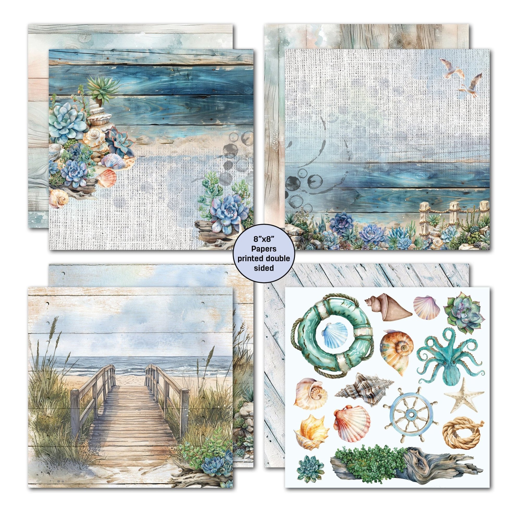 3Quarter Designs - 8x8 Coastal Boardwalk - The Crafty Kiwi