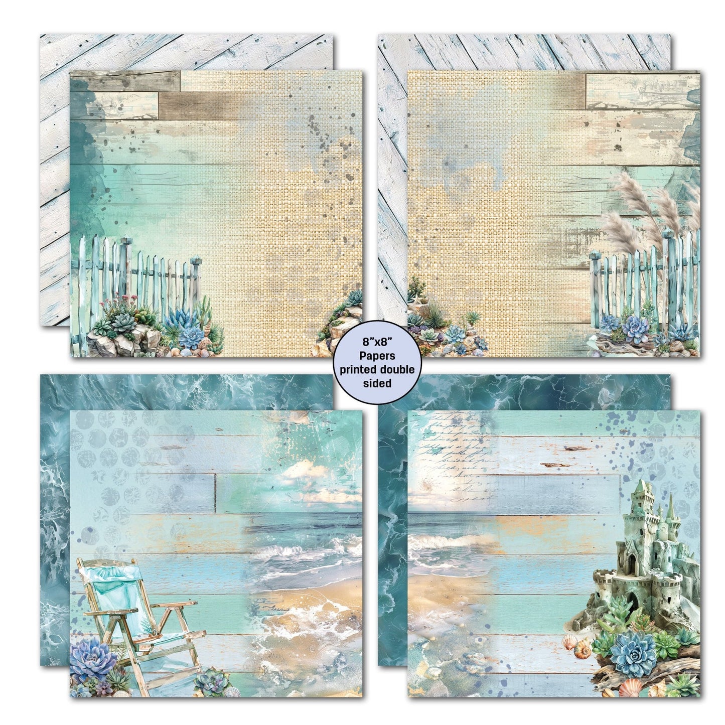 3Quarter Designs - 8x8 Coastal Boardwalk - The Crafty Kiwi