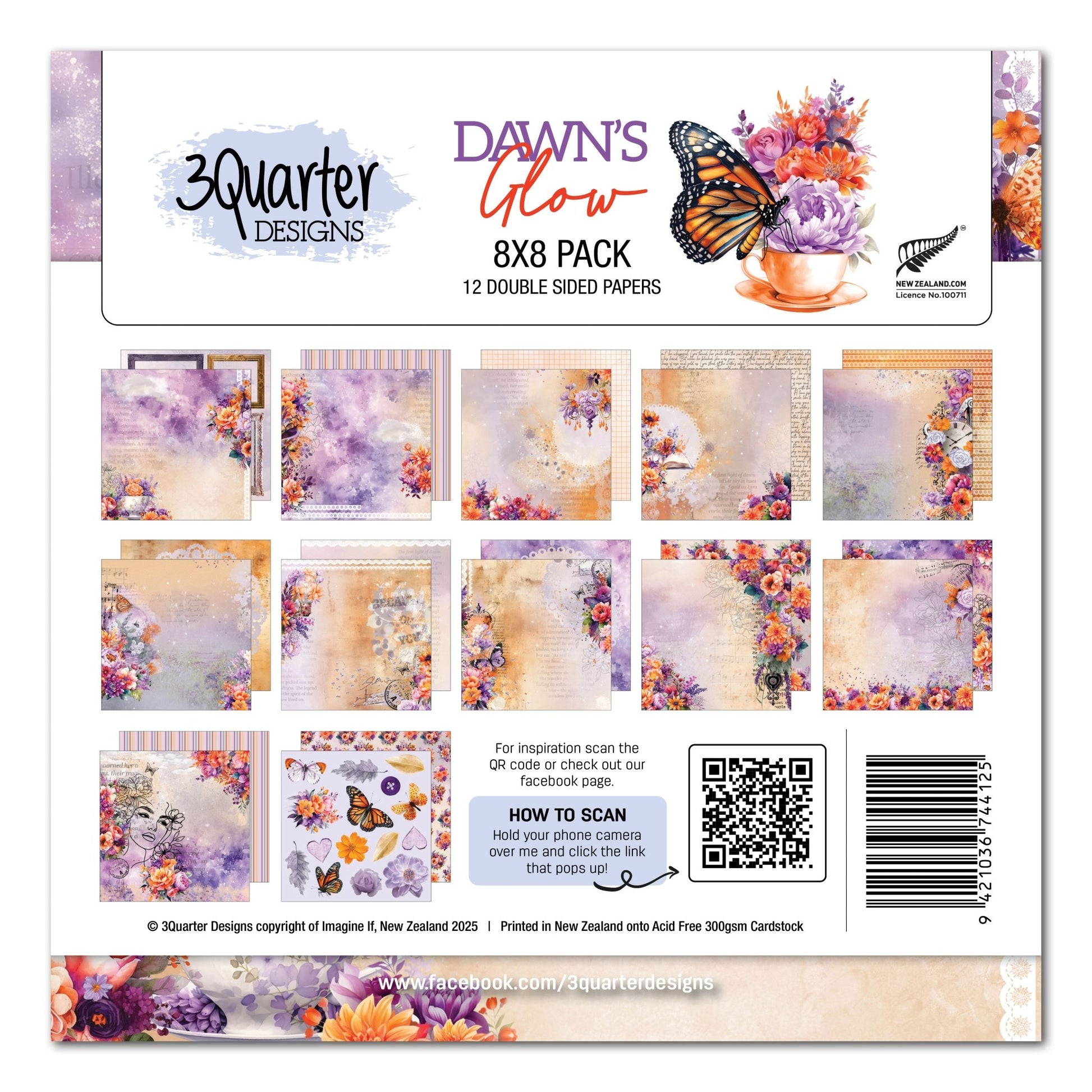 3Quarter Designs - 8x8 Dawn's Glow - The Crafty Kiwi