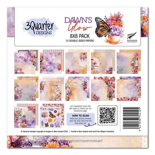3Quarter Designs - 8x8 Dawn's Glow - The Crafty Kiwi