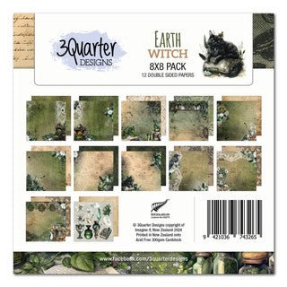 3Quarter Designs - 8x8 Paper Pack - Earth Witch - The Crafty Kiwi