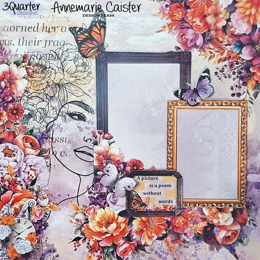 3Quarter Designs - Dawn's Glow Scrapbooking Kit - By Annemarie - The Crafty Kiwi