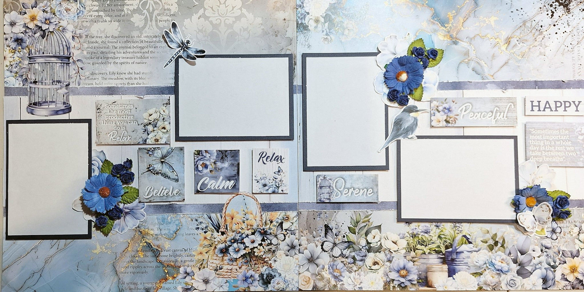 3Quarter Designs - Delicate Harmony mini scrapbooking kit - by Annemarie - The Crafty Kiwi